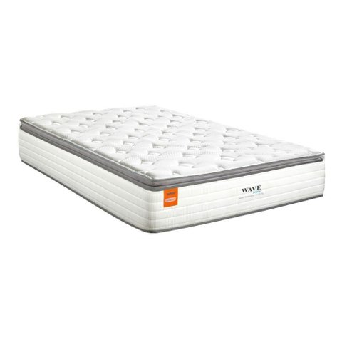 Colchão Casal Wave 138x188cm Molas Ensacadas Softgel Inducol Cr448b Branco Branco