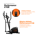Ver imagem 5 de Elíptico Athletic Performance 210e 150kg 8 Níveis de Esforço com Monitor Uso Residencial