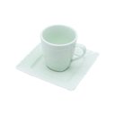 Ver imagem 4 de Jogo 6 Xícaras 200ml Para Chá De Porcelana Super Resistente Heart Verde Lyor - L8220