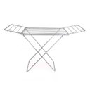 Ver imagem 2 de VARAL DE CHÃO ALUMÍNIO DOBRÁVEL COM ABAS PORTÁTIL 1,53M MOR