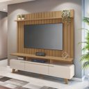 Ver imagem 6 de Painel Suspenso Link 2.0 C/ Rack Bancada Essenza 2.0 Detalhe Ripado Sala Estar Quarto Tv até 70 Pole