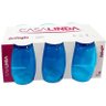 Jogo Copo De Vidro Azul Bellagio 450 Ml Com 6 Copos - Casa Linda - 2