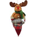 Ver imagem 2 de Kit 3 Enfeites Árvore Natal Rena Noel Boneco Neve Natalino