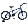 BICICLETA ARO 20 BNT PULSE MTB FREIO V-BRAKE RODA LATERAL:Azul com Branco - 1