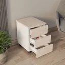 Ver imagem 2 de Gaveteiro Volante Marelli Gm15 330x400mm Branco e Carvalho Berlim