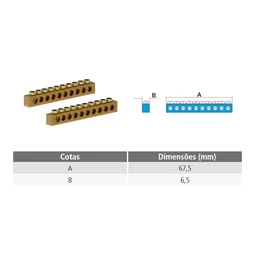 QUADRO DISTRIBUIÇÃO SOBREPOR 12/16 DISJUNTORES S/BARR. TIGRE	 - 6