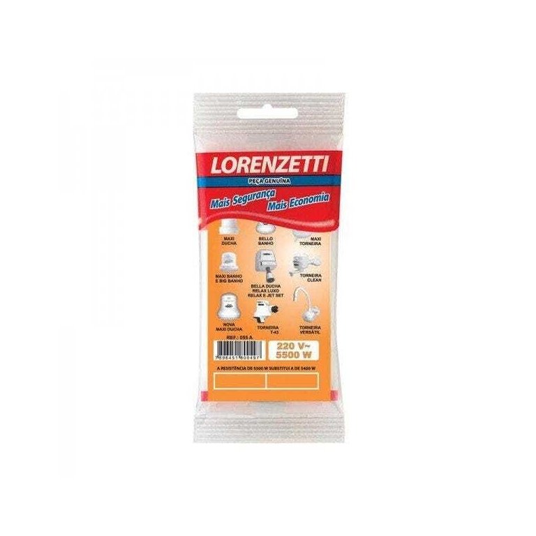 Resistência Lorenzetti 055 A 5500W 220V.