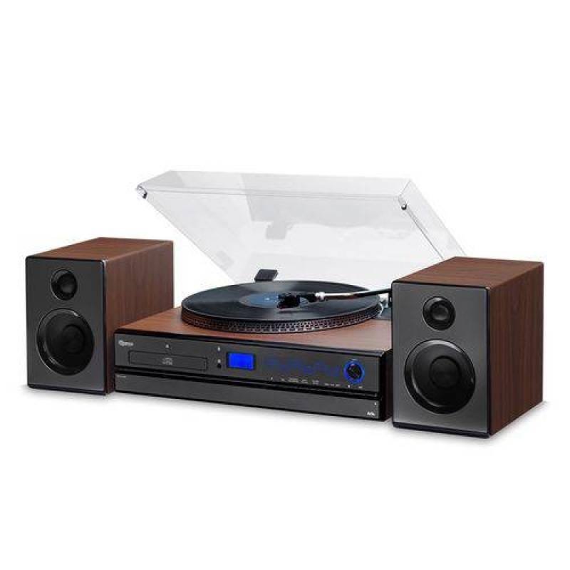 Sistema de Som Hi-Fi Raveo Aria com Toca Discos, Cd, Rádio, Fm, USB e Sd - 1