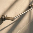 Ver imagem 2 de Toalheiro Porta Toalha de 60cm para Banheiro - Aço Escovado - Dpace8513 Drop Metais