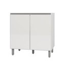 Ver imagem 1 de Balcão 2 Portas Lyon Factual Branco - Fdecor