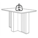 Ver imagem 7 de Mesa de Jantar Isadora Mdf com 4 Cadeiras Estofadas Suede Nude Molci