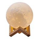 Ver imagem 1 de Luminária Lua Cheia 3d Abajur Decorativa Usb com Suporte