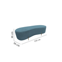 Ver imagem 6 de Puff Decorativo Alana Linho Azul