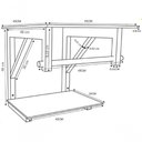 Ver imagem 6 de Gabinete De Vidro 45cm C/Cuba Oval Marrom+Torneira Metal