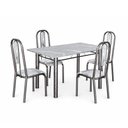 Ver imagem 1 de Jogo de Mesa Tubular Teixeira Madri 120cm 4 Cadeiras