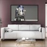 Quadro Decorativo Star Wars Robô R2D2 Com Moldura - 4