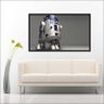 Quadro Decorativo Star Wars Robô R2D2 Com Moldura - 5