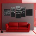 Ver imagem 4 de Quadro Decorativo Senhor Dos Anéis Anel Preto e Branco