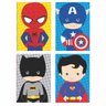 Quadro Decorativo Liga da Justiça Baby 4uni 30x22 - 2