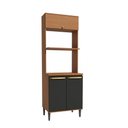 Ver imagem 1 de Kit 2 Fornos 3 Portas 70cm Elara Kappesberg Canela/preto