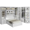 Ver mais imagens de Dormitório Queen Size Completo 1222 Branco
