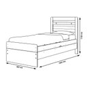 Ver imagem 4 de Cama Baú Framar Móveis Larissa Solteiro Cor Branco