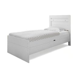 Cama Baú Framar Móveis Larissa Solteiro Cor Branco - 2 Cama Baú Framar Móveis Larissa Solteiro Cor Branco - 2