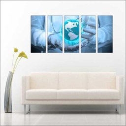 Quadro Decorativo Medicina Consultórios Médicos 5 Peças G1 - 4 Quadro Decorativo Medicina Consultórios Médicos 5 Peças G1 - 4