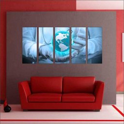 Quadro Decorativo Medicina Consultórios Médicos 5 Peças G1 - 3 Quadro Decorativo Medicina Consultórios Médicos 5 Peças G1 - 3