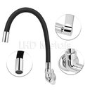 Ver imagem 2 de Torneira Flexível Parede Cozinha Gourmet Preta Black