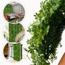 Placa de Folhagem Artificial Permanente Verde 2m² para Jardim Vertical e Parede Verde para Decoração - 5