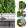 Placa de Folhagem Artificial Permanente Verde 2m² para Jardim Vertical e Parede Verde para Decoração - 7