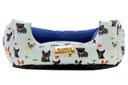 Ver imagem 1 de Cama para Cachorro Quadrada Impermeavel Luppet Azul Buldog M