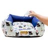 Cama para Cachorro Quadrada Impermeavel Luppet Azul Buldog M - 5