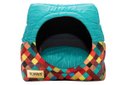 Ver imagem 1 de Cama Luppet e Toca Iglu Impermeável para Cachorro Verde M