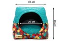 Ver imagem 3 de Cama Luppet e Toca Iglu Impermeável para Cachorro Verde G