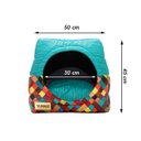 Ver imagem 3 de Cama Luppet e Toca Iglu Impermeável para Cachorro Verde G