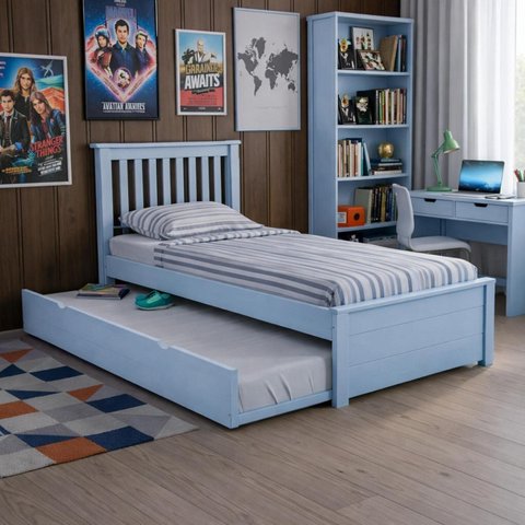 Cama + Cama Auxiliar Solteirão Ecoconfort Azul