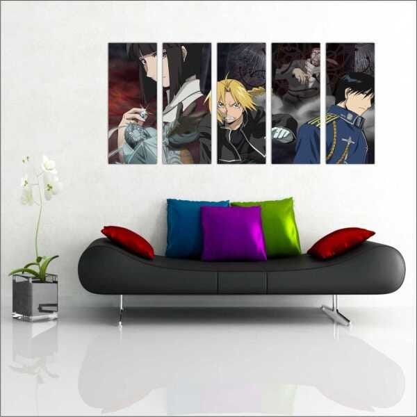 Quadro Decorativo A4 Anime Fullmetal Alchemist