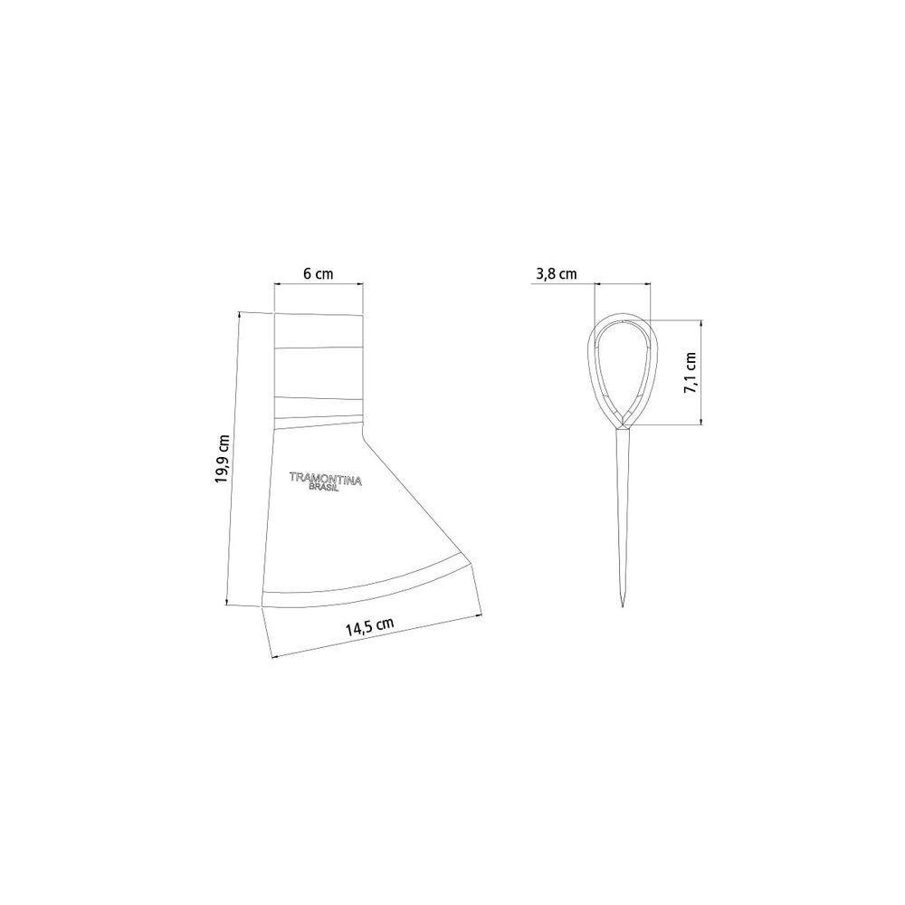 Machado Soldado com Cabeça Redonda Tramontina Tamanho 3.5 em Aço sem Cabo - 4