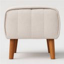 Ver imagem 2 de Kit 2 Puffs Verso Bouclé Premium Exclusivo de Luxo Assento Extra para Sala Quarto Design Autoral