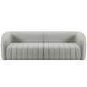 Ver imagem 7 de Kit Sofá 4 Lugares para Sala 292cm com 02 Poltronas Lazio M03 Veludo Creme - Lyam Decor