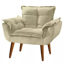 Ver imagem 2 de Kit 2 Poltronas Decorativa Recepção Clinica Opala Suede - Twdecora