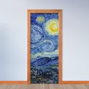 Ver imagem 2 de Adesivo de Porta - Noite Estrelada