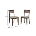 Ver imagem 5 de Conjunto Rubi: Cristaleira, Balcão 4 Portas, Mesa 2 Bancos 2 Cadeiras Café Madeira Pinus - Finestra