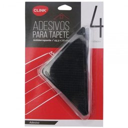Kit 4 Adesivos P/ Tapete Trava Protetora Antiderrapante Proteção Resistente Piso Antiaderente Clink - 6 Kit 4 Adesivos P/ Tapete Trava Protetora Antiderrapante Proteção Resistente Piso Antiaderente Clink - 6