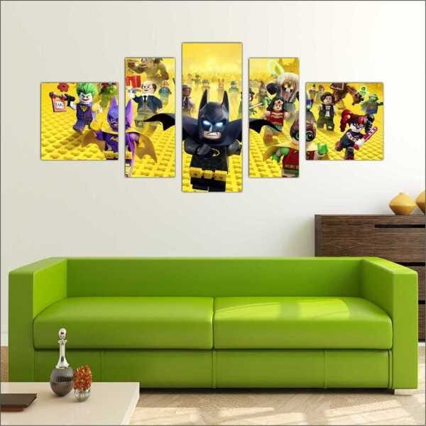 Quadro Lego Super-Herois