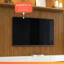 Ver imagem 7 de Painel para Tv até 75 Polegadas Ripado Impressão 3d Egeo com Nicho 2,25m Cedro Off White Edn