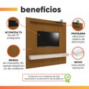 Ver imagem 5 de Painel para Tv até 75 Polegadas Ripado Impressão 3d Egeo com Nicho 2,25m Cedro Off White Edn