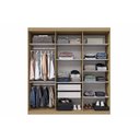 Ver imagem 3 de Guarda Roupa Casal 6 Portas (2 C/ Espelho) e 4 Gavetas Ph 18041 Branco - Herval